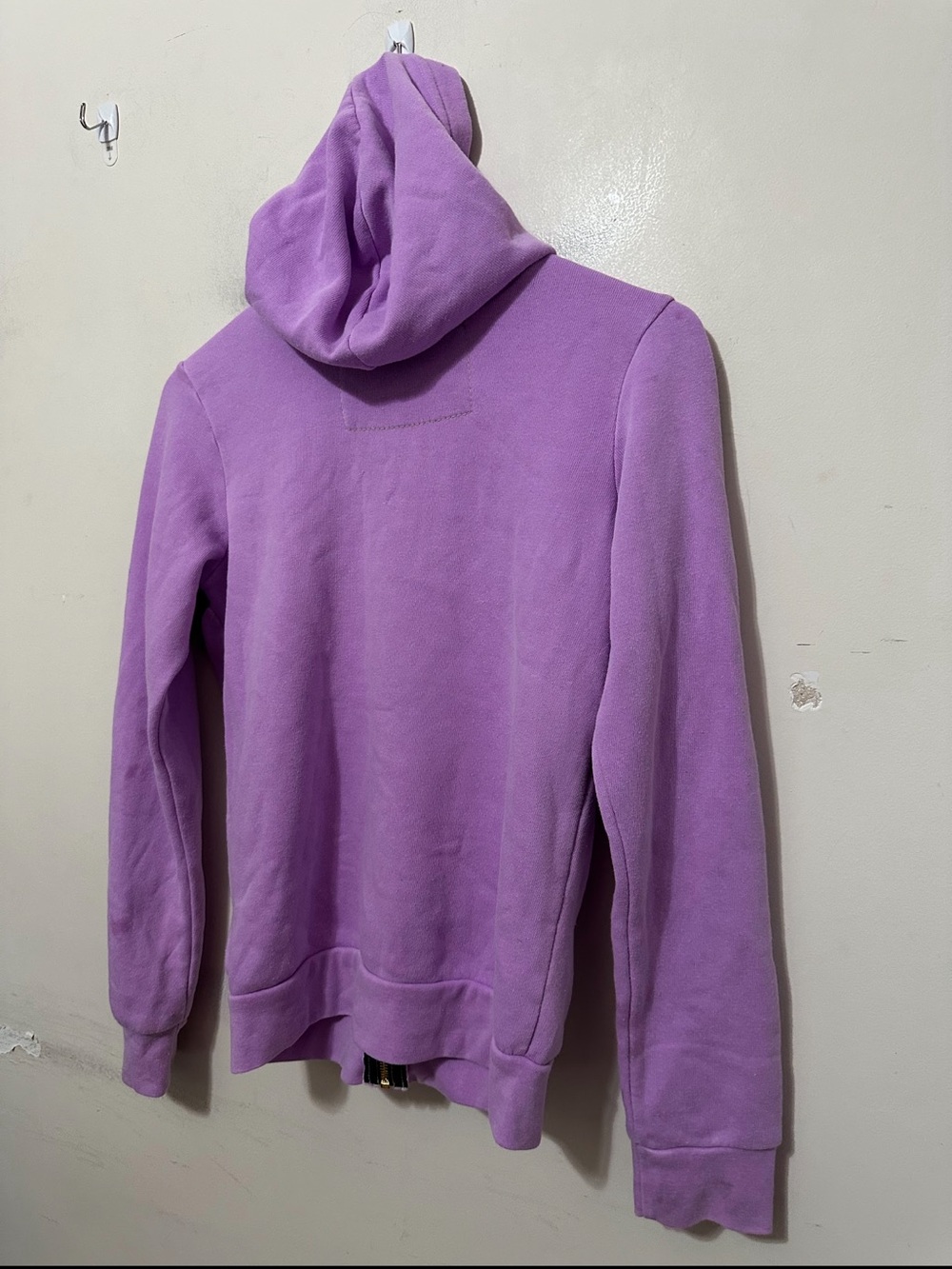 Aviator Nation Kids Size 12 Purple Rainbow Stripe Full Zip Hoodie Made in USA - Picture 8 of 14